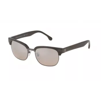 Gafas de sol LOZZA SL2253M52568X unisex - Montura acetato Havana, lentes policarbonato verdes, protección UV400, 52 mm