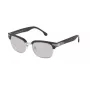 Gafas de sol LOZZA SL2253M52579X unisex rectangulares - Montura acetato negro brillante, lentes policarbonato degradadas grises, 52 mm ancho lente, 100 % protección UV400