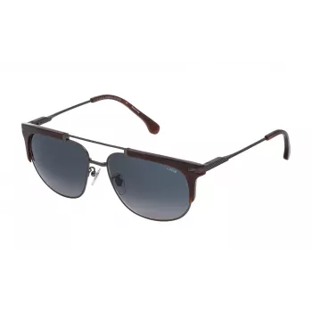 LOZZA SL2279M580627 Gafas de sol hombre Montura de acetato Havana Lentes marrones 58mm