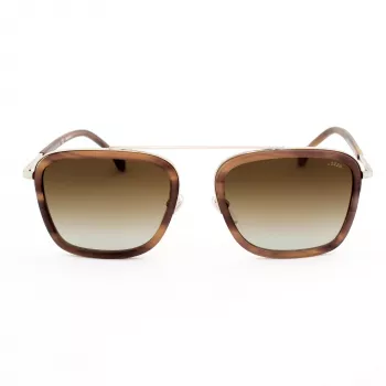 LOZZA SL2291M-579Y Gafas de sol rectangulares de acetato para hombre Havana 54mm