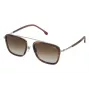 LOZZA SL2291M-579Y Gafas de sol rectangulares de acetato para hombre Havana 54mm