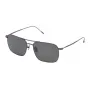 LOZZA SL2305 Gafas de sol para hombre - Montura de acetato Havana, lentes de policarbonato marrones, protección UV400, ancho de lente 57 mm