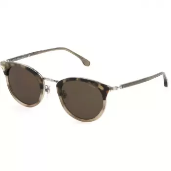 LOZZA SL2393-4902BW Gafas de sol unisex rectangulares Havana/marrón 49mm