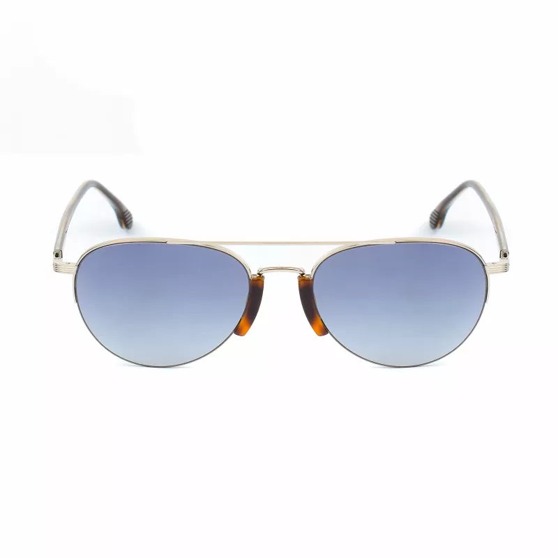 LOZZA SL2394-570579 Gafas de sol hombre rectangulares de acetato, lentes grises, 57/15/140 mm