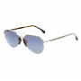 LOZZA SL2394-570579 Gafas de sol hombre rectangulares de acetato, lentes grises, 57/15/140 mm