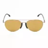 LOZZA SL2394-57300G Gafas de sol hombre rectangulares, montura Havana/marrón, lentes verdes, 57/15/140 mm