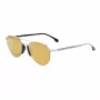 LOZZA SL2394-57300G Gafas de sol hombre rectangulares, montura Havana/marrón, lentes verdes, 57/15/140 mm