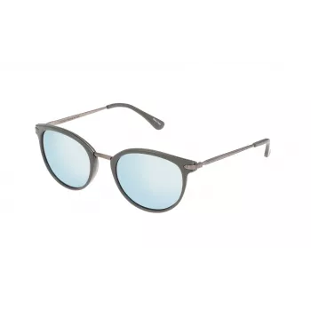 LOZZA SL4027M519GWX Gafas de sol unisex - Montura de acetato havana, lentes de policarbonato marrón, protección UV400, 51/20/140 mm