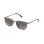 LOZZA SL4028M520ANB Gafas de sol unisex rectangulares - Montura de acetato negra, lentes de policarbonato grises, protección UV400