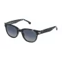 LOZZA SL4134M5206DQ Gafas de sol unisex rectangulares Havana Carey Montura de acetato Lente degradada marrón 52/22/140 mm