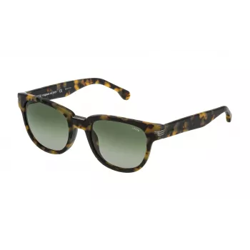 LOZZA SL4134M52960M Gafas de sol unisex montura de acetato habana, lente marrón degradada 52 mm