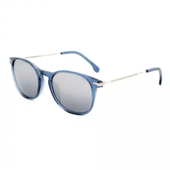 Gafas de sol rectangulares unisex LOZZA SL4159M-955X negro gris ahumado 52 mm