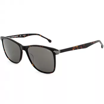LOZZA SL4162M-0786 Gafas de sol hombre - montura de acetato Havana, lentes de policarbonato marrones, protección UV400, 58/18/140 mm