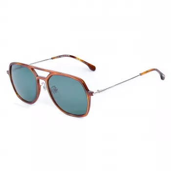 LOZZA SL4215M56710P Gafas de sol unisex montura de acetato Havana lentes grises polarizadas 56/18/140 mm