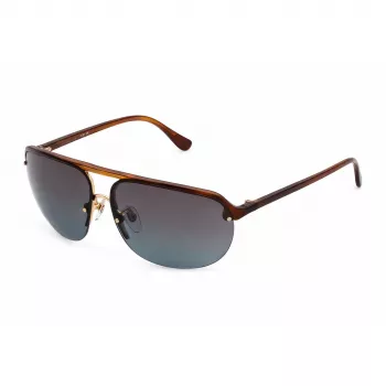 LOZZA SL4260-650706 Gafas de sol hombre rectangulares Dark Havana gris