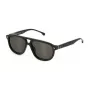 LOZZA SL4330-550D80 gafas de sol unisex - montura de acetato Havana, cristales de policarbonato marrones degradados, 55/18/145 mm