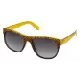 Gafas de sol unisex LOZZA SL4000M5507V8 - montura de acetato negra, lentes grises degradadas, 55/19/140 mm