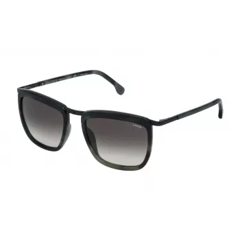 LOZZA Gafas de sol unisex SL2283M550531 Montura Havana Lentes verdes 55/19/140 mm