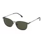 LOZZA Gafas de sol unisex SL2303M5508Y8 - Montura de acetato Havana, lentes de policarbonato marrones, protección UV400, 55/15/140 mm