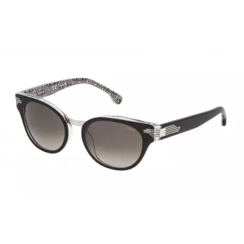 LOZZA Gafas de sol para mujer SL4075M500APA Montura cuadrada de acetato Havana lentes marrón degradado 50/20/140 mm