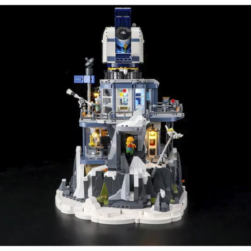 Lumibricks Alpine Observatory set de bloques de construcción con luz (1180 piezas)