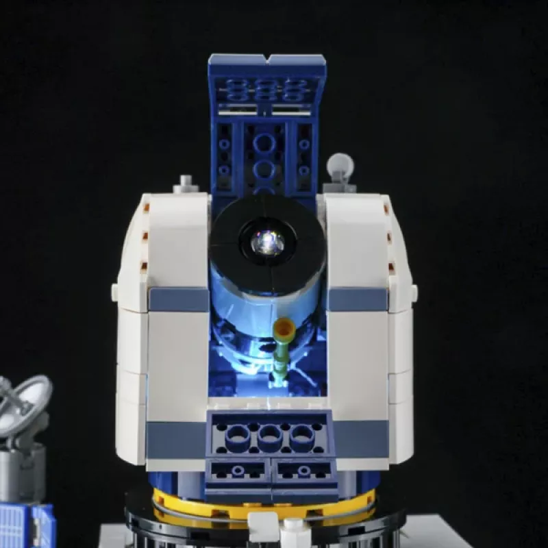Lumibricks Alpine Observatory set de bloques de construcción con luz (1180 piezas)