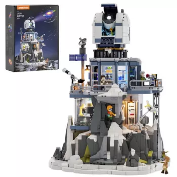 Lumibricks Alpine Observatory set de bloques de construcción con luz (1180 piezas)