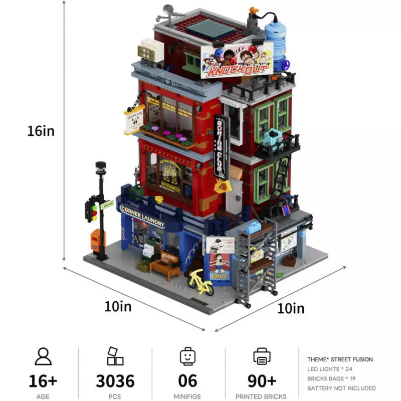 Lumibricks Boxclub Set de iluminación LED para LEGO 10274 Haunted House