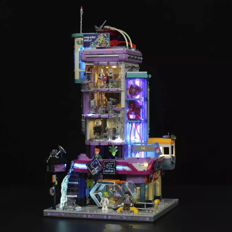 Set de iluminación LED Lumibricks Cyberpunk Neoncity Cyber Couture Galleria