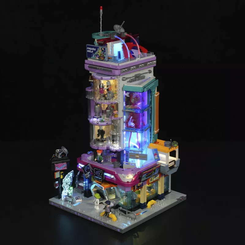 Set de iluminación LED Lumibricks Cyberpunk Neoncity Cyber Couture Galleria