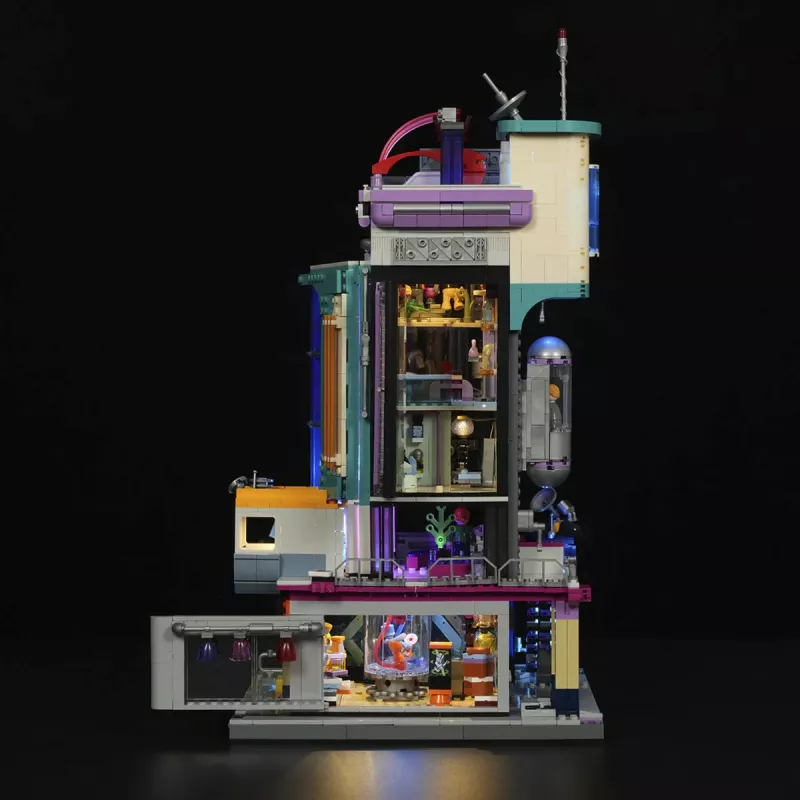 Set de iluminación LED Lumibricks Cyberpunk Neoncity Cyber Couture Galleria