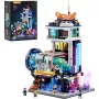 LUMIBRICKS Funwhole Medieval Watchtower Set de bloques de construcción con iluminación LED (1368 piezas)