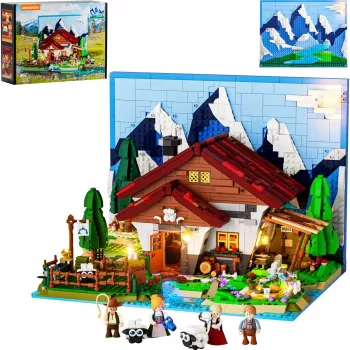 Lumibricks set de iluminación LED para LEGO Ideas A-Frame Cabin (Set 21338) - Cabaña del pastor