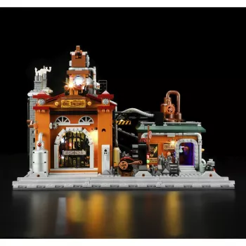 Lumibricks Steampunk Fábrica de mineral Set de construcción con LED