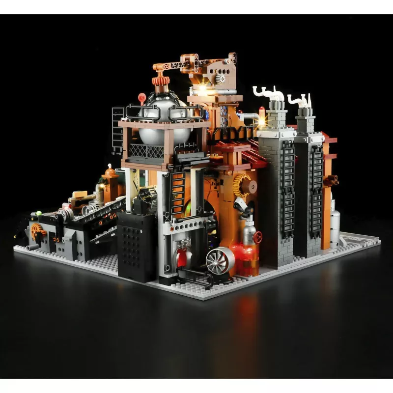 Lumibricks Steampunk Fábrica de mineral Set de construcción con LED