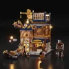 Lumibricks Steampunk Mechanical Workshop set de bloques de construcción con iluminación LED - 2150 piezas