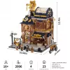 Lumibricks Steampunk Mechanical Workshop set de bloques de construcción con iluminación LED - 2150 piezas