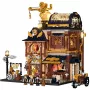 Lumibricks Steampunk Mechanical Workshop set de bloques de construcción con iluminación LED - 2150 piezas