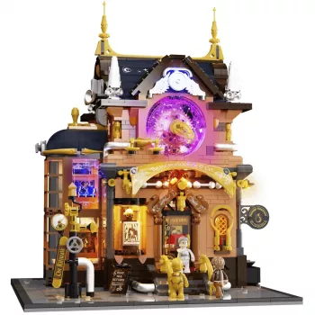 Lumibricks Steampunk Memory Shop kit de construcción de casa de muñecas en miniatura DIY