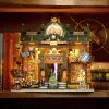 Lumibricks Steampunk Time Rift Library Kit de miniatura Book Nook DIY