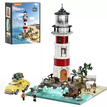 Lumibricks Sunrise Lighthouse set de bloques de construcción con iluminación LED