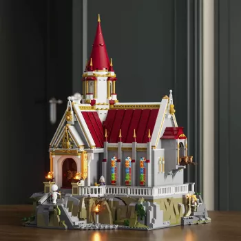 Lumibricks cámara del tesoro del castillo real set de bloques de construcción con luces LED (985 piezas)