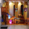 Lumibricks cámara del tesoro del castillo real set de bloques de construcción con luces LED (985 piezas)