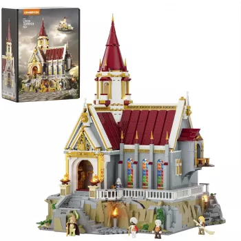 Lumibricks cámara del tesoro del castillo real set de bloques de construcción con luces LED (985 piezas)