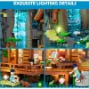 Lumibricks Waterfall Hut Set de bloques con iluminación LED