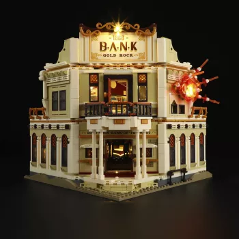 Lumibricks Western Bank Heist Set de construcción 1050 piezas