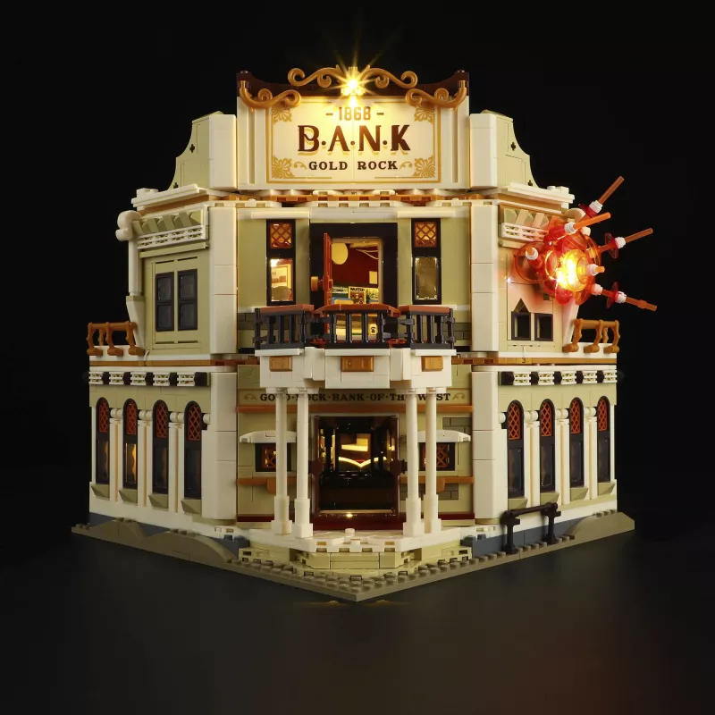 Lumibricks Western Bank Heist Set de construcción 1050 piezas