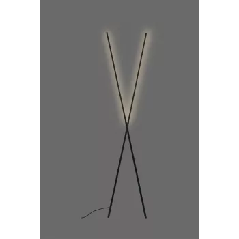 LUMINAIRE FLOOR 20W LED 1100LM lámpara de pie negra