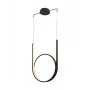 Lámpara colgante 48W LED negra 2880lm