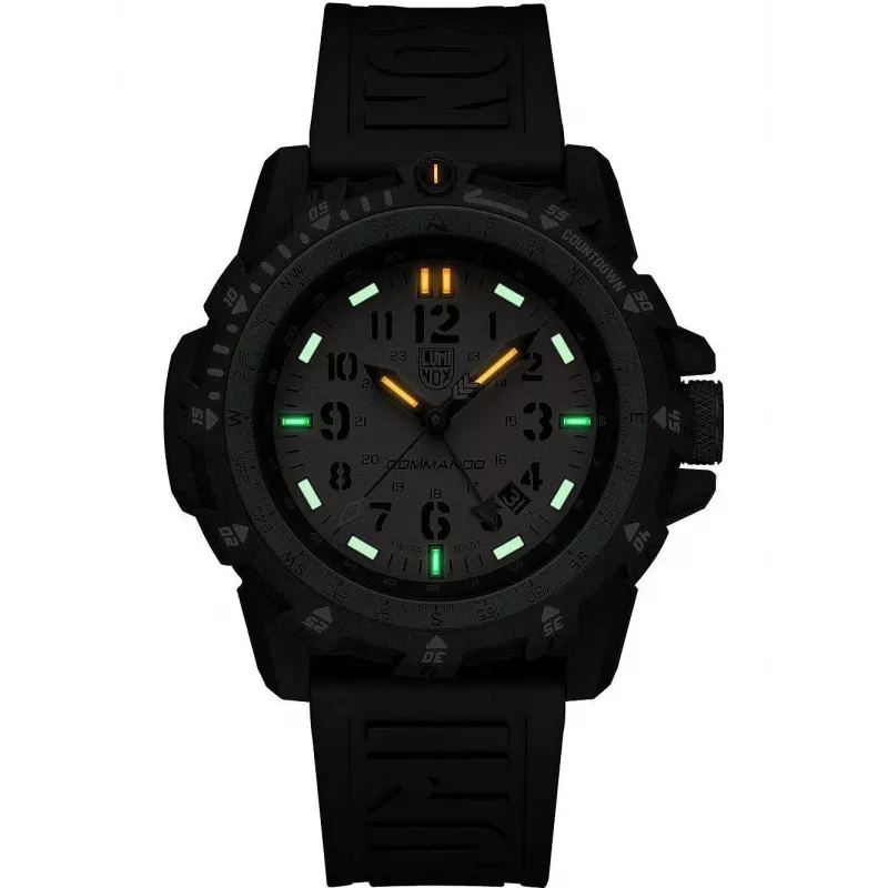 Luminox Atacama Field Day Date reloj hombre XL.3321 45mm esfera negra correa de piel negra